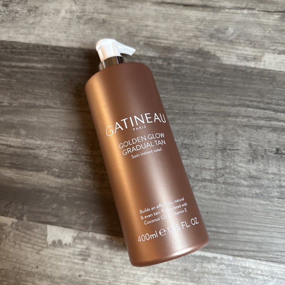 GATINEAU GOLDEN GLOW GRADUAL TAN 400ml 13.5 fl. oz.  Supersize With Pump  (NEW)